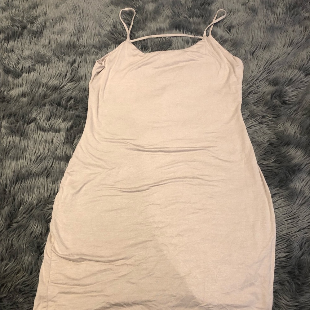 Beige Mini dress